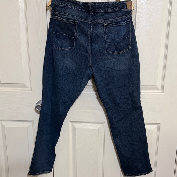 American Eagle Outfitters Dark Indigo Straight Leg Jeans - Picture 6 of 10